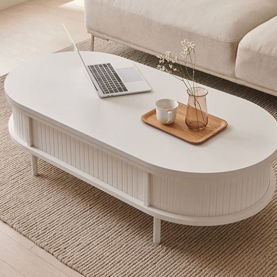 삼익가구 웨이즈 타원형 템바보드 리프트업 소파테이블 1200_이미지