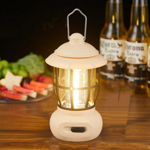 더보누르 감성 캠핑등 휴대용 조명 캠핑 랜턴 크림