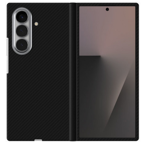 갤럭시Z 폴드7 아라미드 카본 600D 전면+후면 맥세이프 힌지보호 케이스