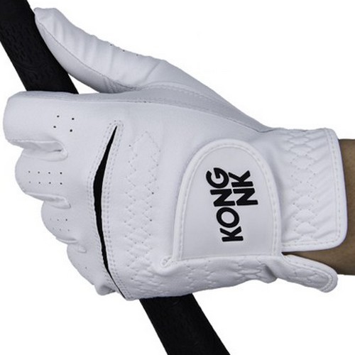 콩앤케이 덧댐 천연 반양피 골프장갑 오른손 (5개)_이미지