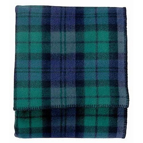 펜들턴 에코 울 이지케어 트윈 블랭킷 (블랙 왓치)_이미지