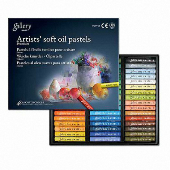 문교 아티스트 소프트 오일파스텔 (48색)_이미지