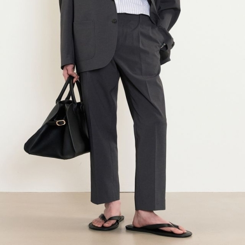 TNGT Hard Twist Sports Set-Up Pants Gray TNPA5E204G2_이미지