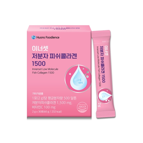 이너셋 저분자 피쉬콜라겐 1500 2g 30포 (1개)_이미지