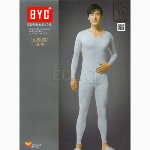BYC 프라임 남성 내복 BYT6657-WH_이미지