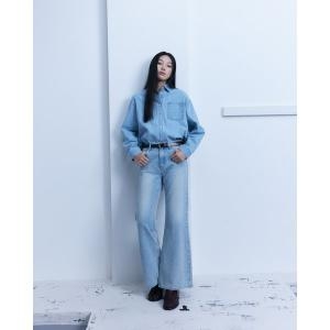게스 OP1D5200 ONAIR 오버핏 데일리 데님셔츠_이미지