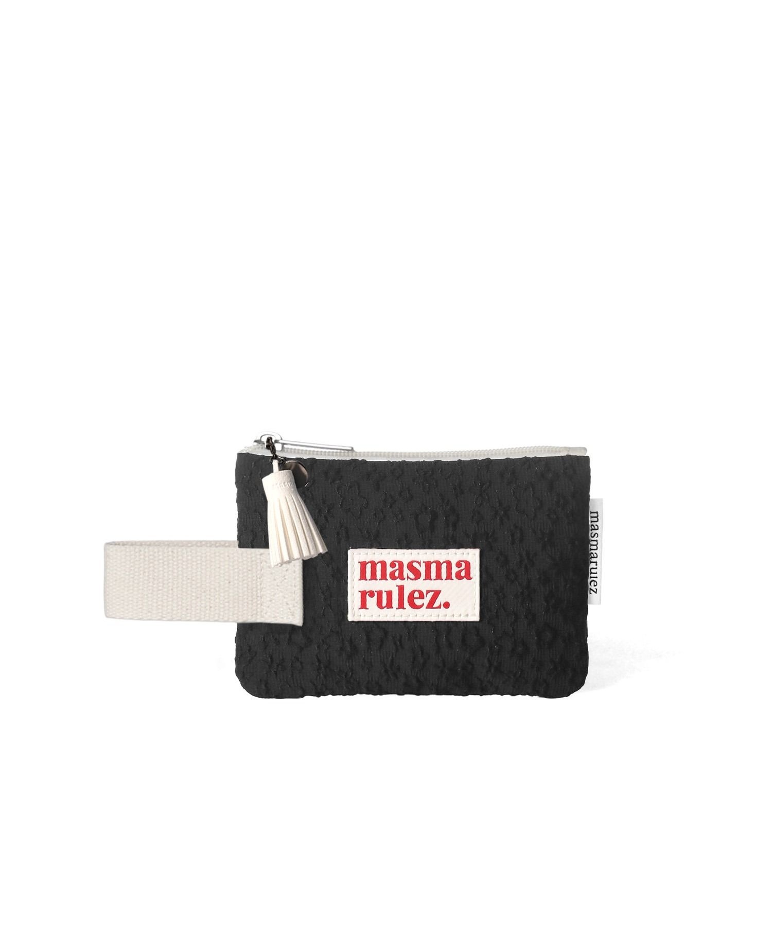마스마룰즈 MASMARULEZ Mini strap pouch_Embo flower Black 5017879078 239317이미지입니다. 누르면 해당 게시물로 새창이동합니다.