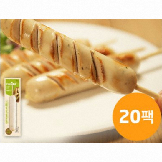 와이즈유엑스글로벌 아임닭 프랑크 허브 닭가슴살 꼬치형 소시지 70g (20개)_이미지