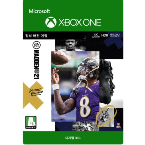 EA 매든 NFL 21 XBOX ONE (디럭스에디션,다운로드코드)