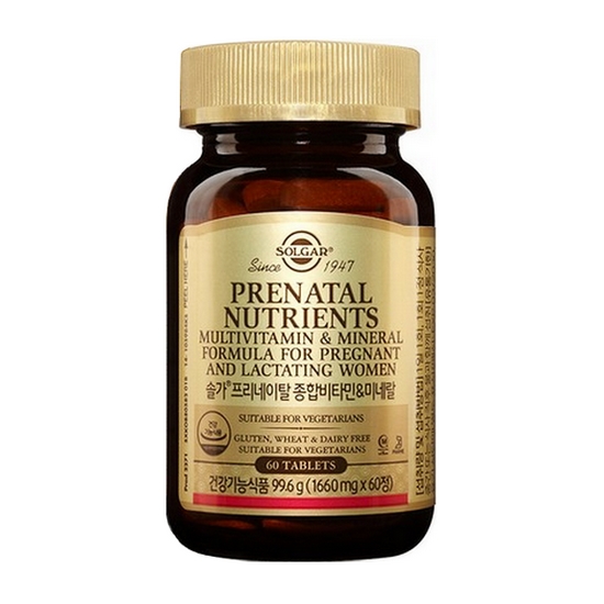 솔가 프리네이탈 종합비타민&미네랄 60정 (1개)