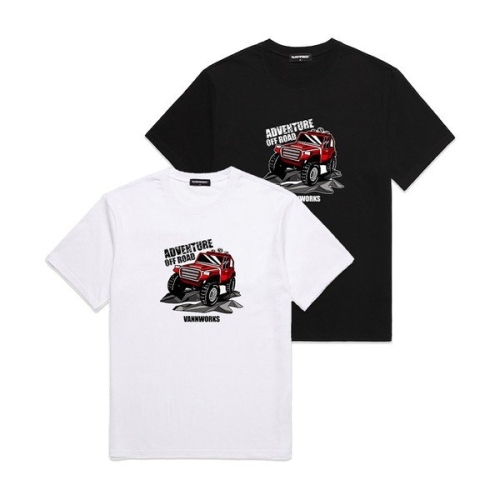 OFF ROAD 오버핏 반팔 티셔츠 VS0094