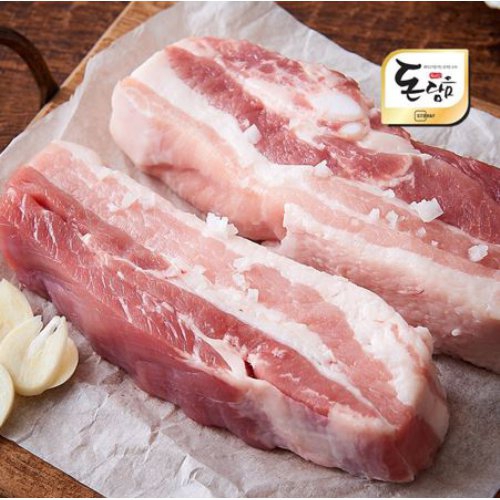 롯데마트 초이스엘 돈담음 돼지 삼겹살 수육용 100g (1개)_이미지