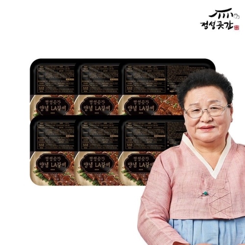 다담 정성곳간 강순의 명인의 양념LA갈비 400g (6개)_이미지