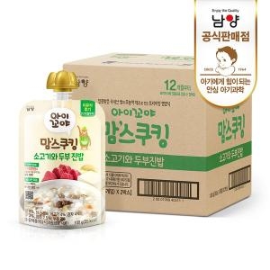 맘스쿠킹 소고기와 두부 진밥 100g