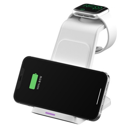 스카이랩 스카이 필 W55 15W 3in1 무선충전기 SKY-W55S (갤럭시워치용)_이미지