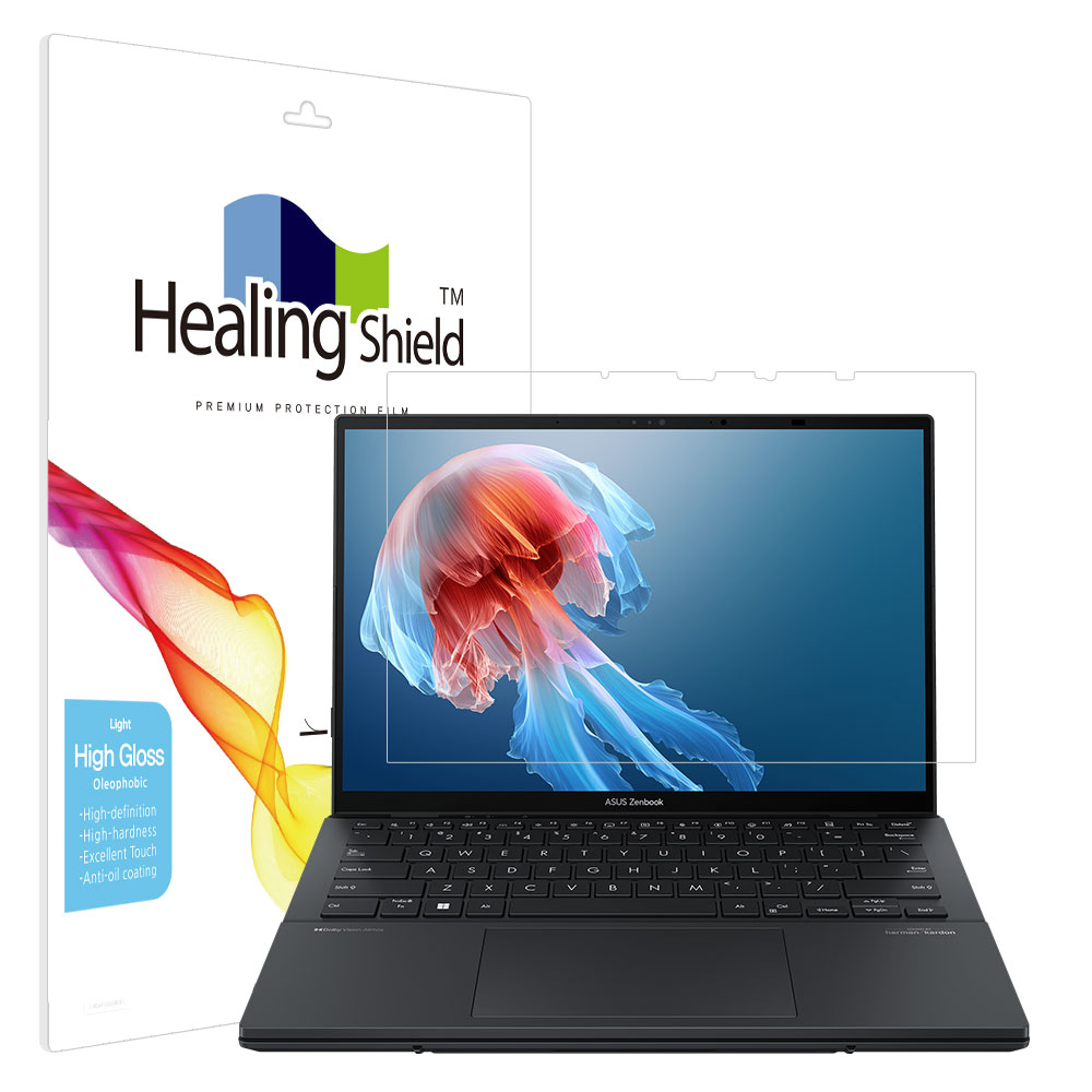 폰트리 힐링쉴드 ASUS 젠북 듀오 UX8406MA 액정보호필름 (올레포빅 Light)_이미지