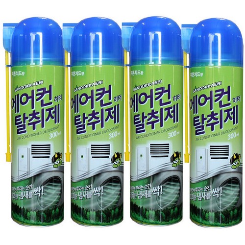 산도깨비 에어컨 탈취제 300ml (4개)_이미지