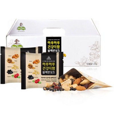 넛츠팜 하루하루 건강더함 블랙빈 넛츠 30p 750g