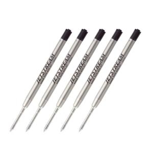 프라임 유니 단색용 볼펜 리필심 0.38mm SXR-600 블랙 5개