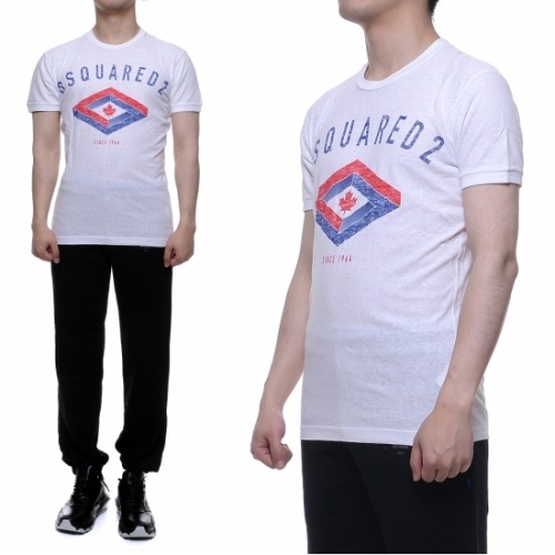디스퀘어드2 AK온라인몰 반팔 티셔츠 S74G D037 0 S2 2507 100 S74GD0370 S22507 100_이미지