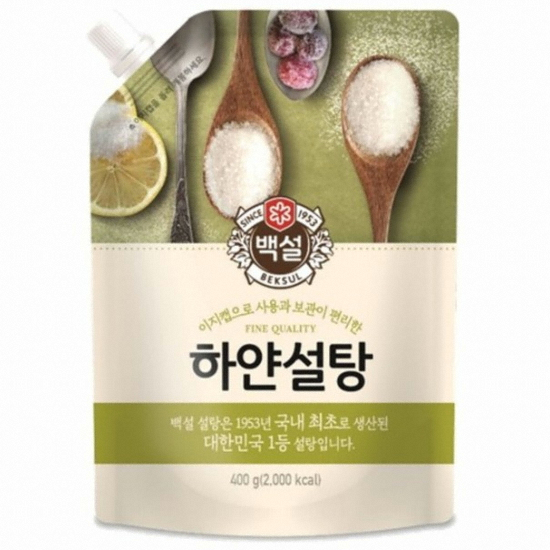 CJ제일제당 백설 하얀설탕 400g (16개)