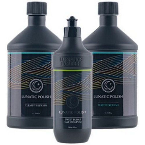 루나틱폴리시 3PH 세차세트 퓨어핏 프리워시 + 클리어핏 프리워시 + 스윗 버블 카샴푸
