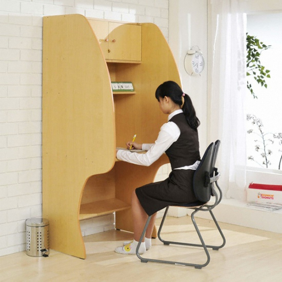 e스마트 최고급 표준형 독서실책상 일반 PD_027 (82x76cm)_이미지