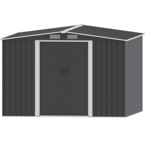 아웃팅 야외 조립식창고 지붕형 8 x 8 다크그레이_이미지