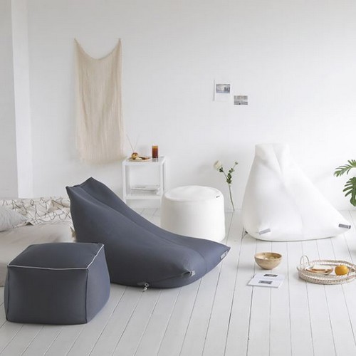 리브맘 달콤 빈백 풋스툴 발받침대_이미지