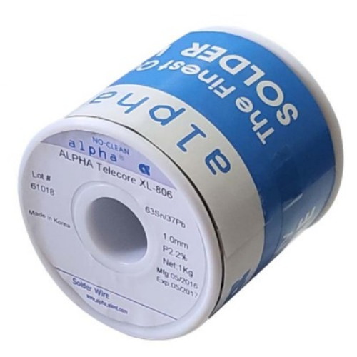 알파 XL-806 63Sn37Pb 일반실납 (1.0mm)_이미지
