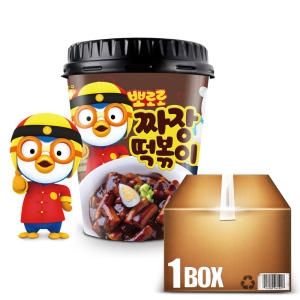 농가식품 뽀로로 짜장 떡볶이 110g (16개)_이미지