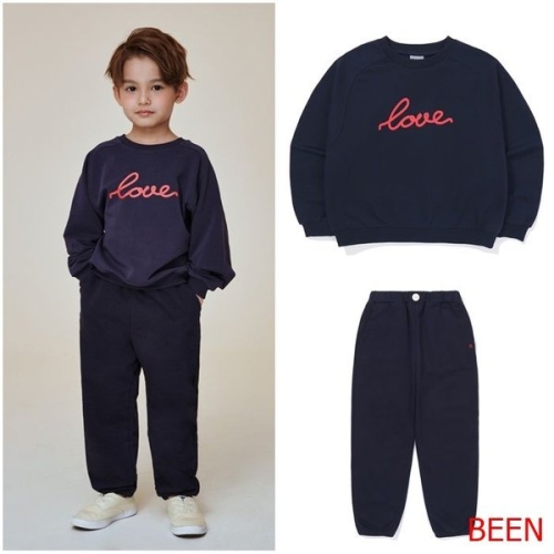 이현어패럴 빈 BEEN 상하세트 BZ17TS01NV/BZ17PT01NV네이비티셔츠