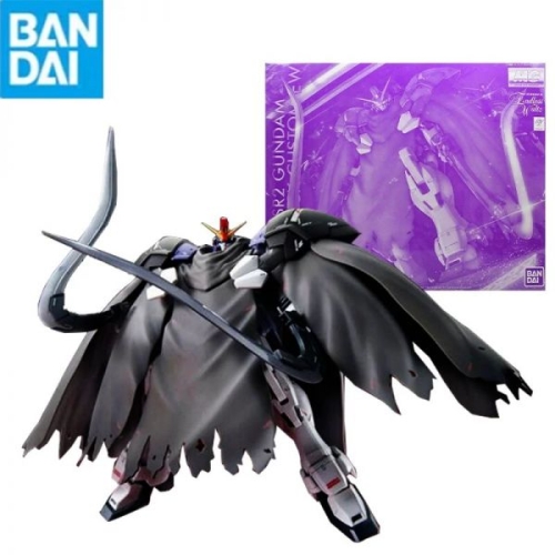 반다이 재고 있음 건담 샌드록 커스텀 Ew XXXG-01SR2 MG Anmine 액션 피규어 컬렉션 장난감 선물