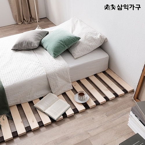 삼익가구 롤베드 원목 저상형 깔판 (슈퍼싱글 SS)_이미지