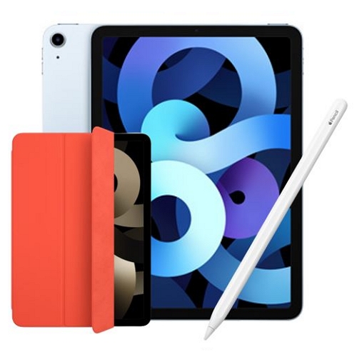 iPad Air 4세대 Cellular+애플펜슬 2세대,폴리오케이스