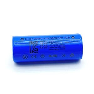 KDsafe <b>26650</b> 리튬이온 대용량 <b>배터리</b> 건전지 충전지 6A 고출력 5000mAh