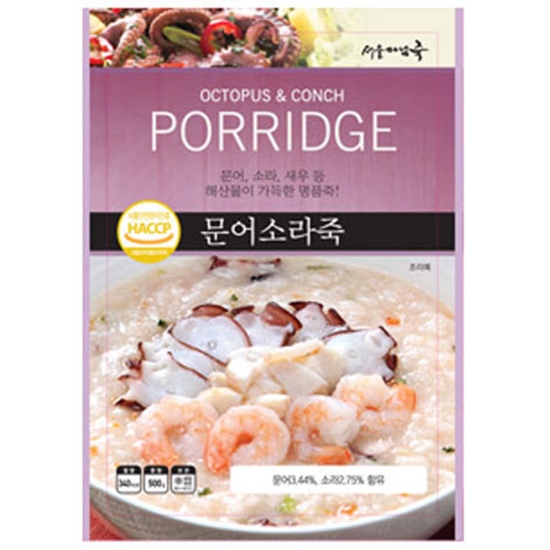 로뎀푸드 서울마님죽 문어소라죽 500g (3개)_이미지