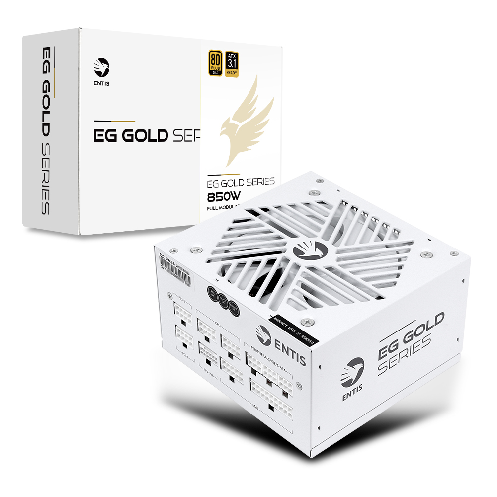 [포인트 마켓] 엔티스 EG 850W 80PLUS골드 풀모듈러 ATX3.1 화이트