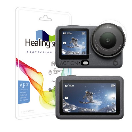 폰트리 힐링쉴드 DJI 오즈모 액션6용 AFP 올레포빅 액정보호필름 (정품)