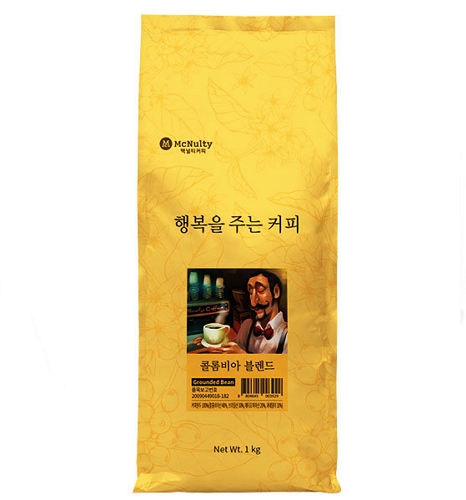한국맥널티 콜롬비아 블렌드 분쇄 1kg (1개)