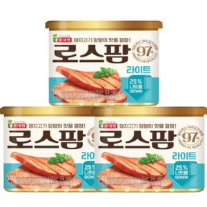 롯데웰푸드 롯데햄 로스팜97 라이트 340g (3개)_이미지