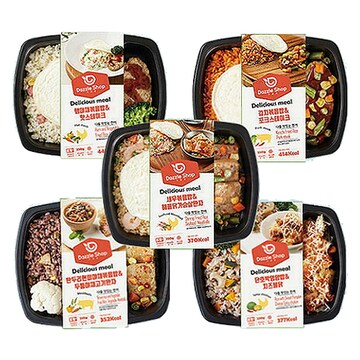 다즐샵 맛있는 도시락 세트 (5팩)