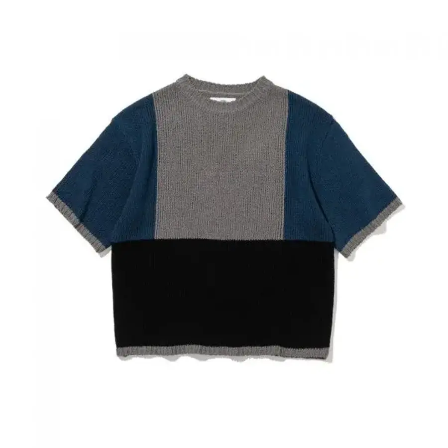 ARCHIVE 디비전 블록 니트 블루 416056