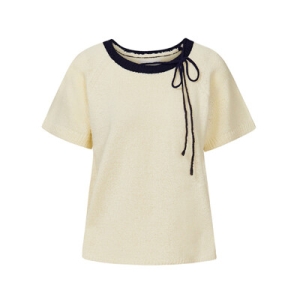 인베스트 리본 배색 포인트 니트_IN5M1KT2550 13068_IN5M1KT2550