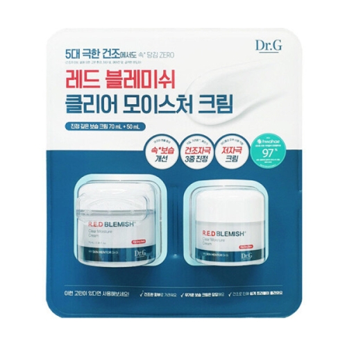 닥터지 레드 블레미쉬 클리어 모이스처 크림 70ml+50ml (1세트)_이미지