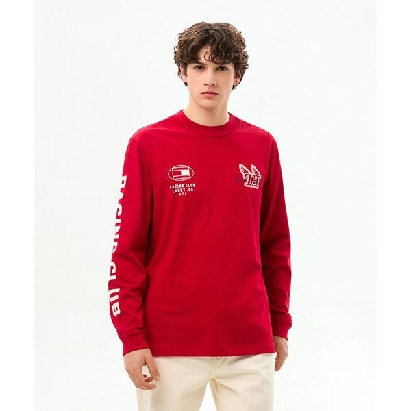  타미힐피거 TOMMY HILFIGER 모던 애슬레저 긴팔 티셔츠 T12G0TPO380MT1XLD 147804