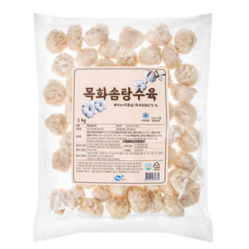 하늘푸드 목화솜 탕수육 1kg (3개)