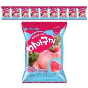 오리온 마이구미 복숭아맛 66g (10개)_이미지