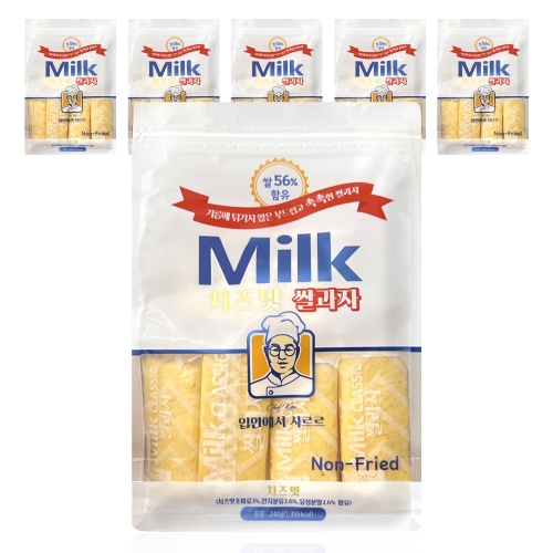 위아더월드 밀크 클래식 쌀과자 치즈맛 240g (6개)_이미지