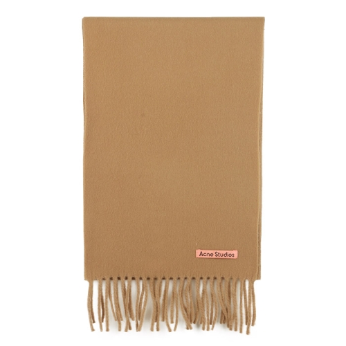아크네스튜디오 프린지 울 머플러 CA0218 (CKY, 다크 카멜)_이미지
